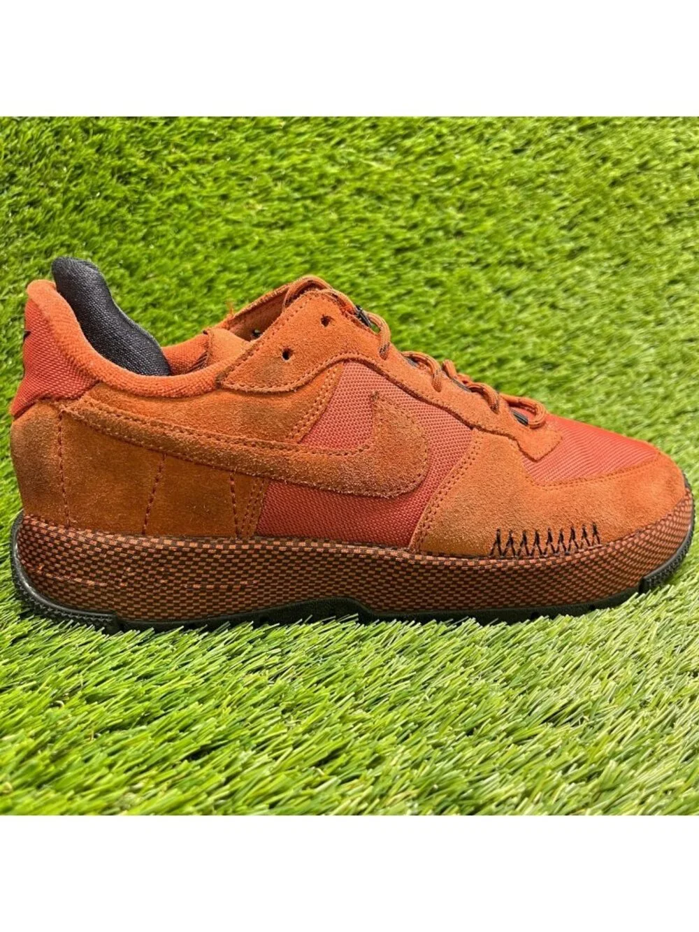 Nike Air Force 1 Wild Low Womens Size 8.5 Rugged Orange Athletic Shoes Sneakers